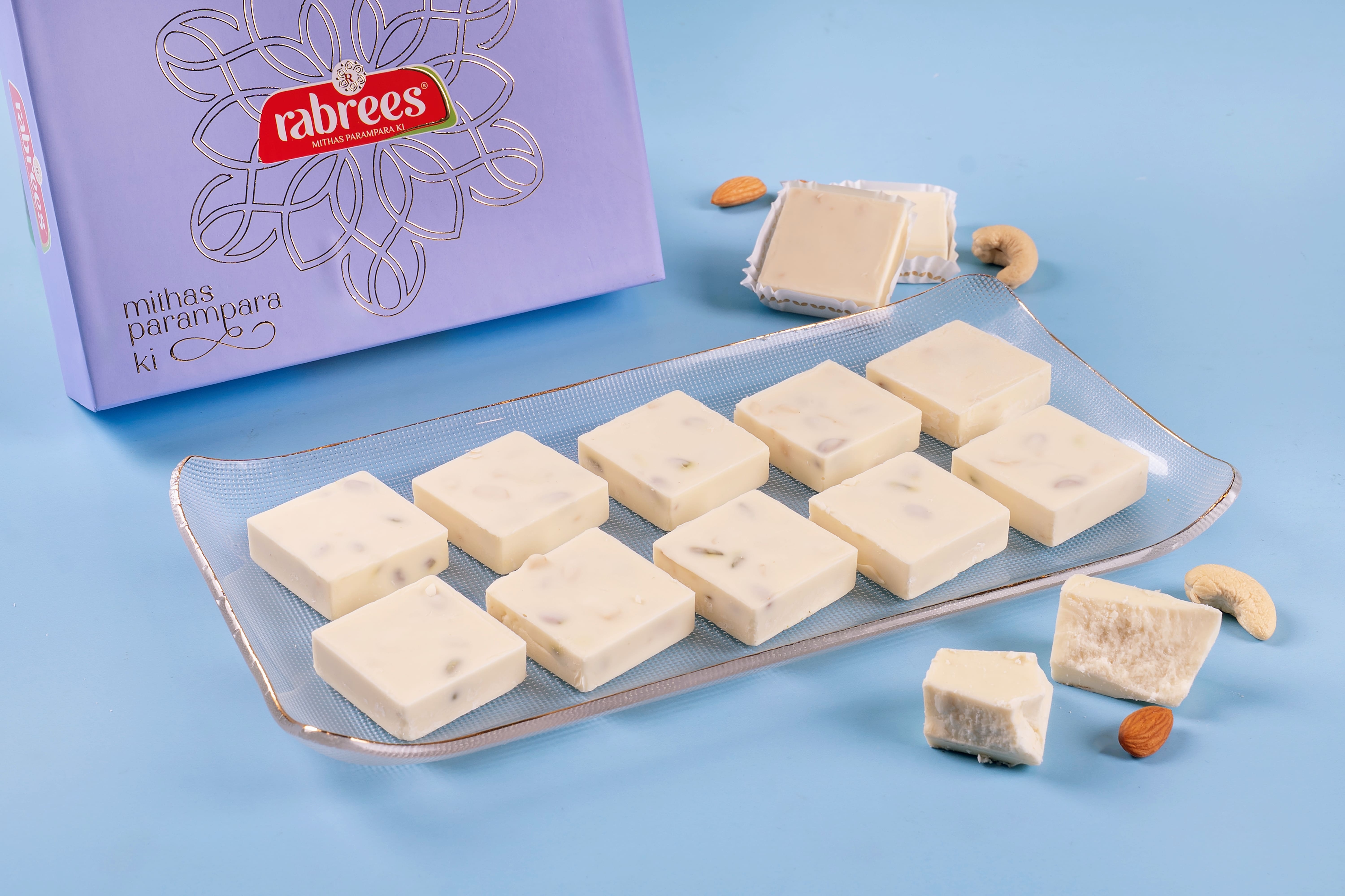 White Chocolate Burfi 